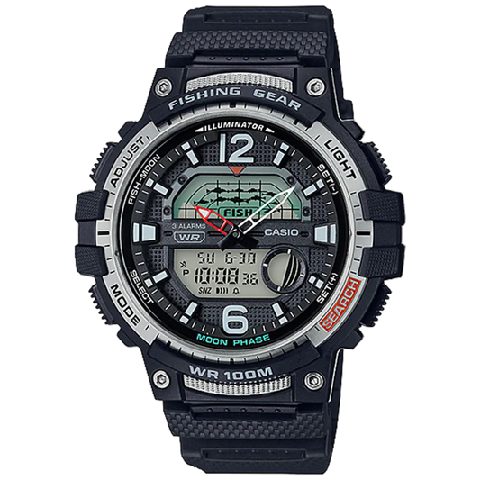 Casio Black Limited Edition Fishing Gear Watch WSC-1250H-1A