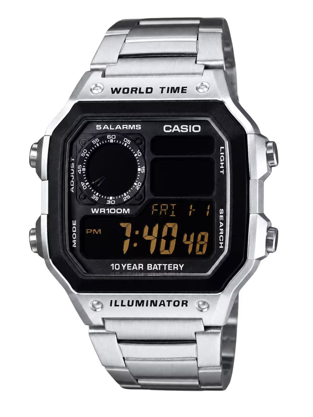 Casio Customized "BLACK-OUT" Edition Watch- AE-1200WH