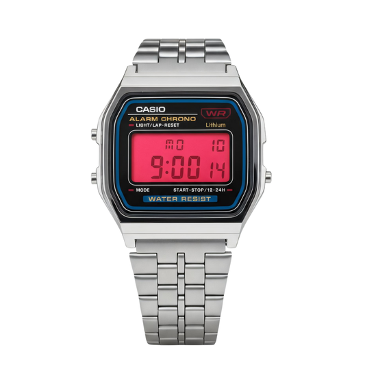 Casio Light Red Colour Customized Watch