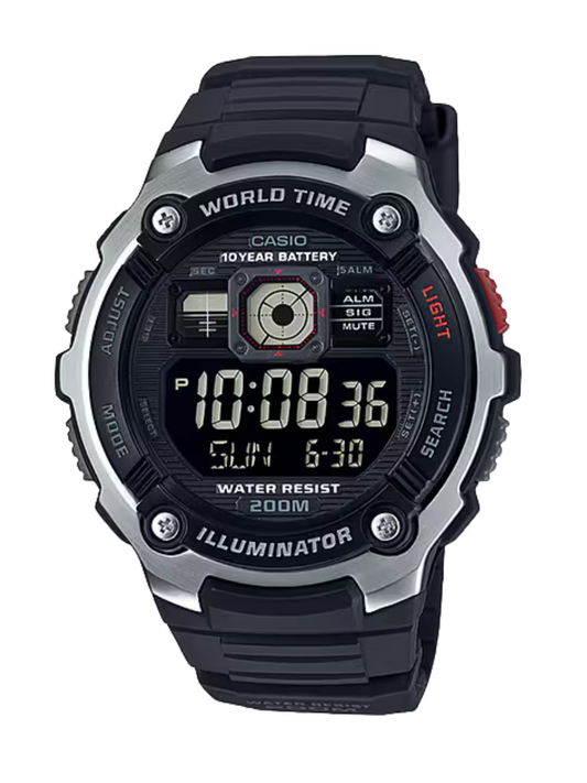 Casio AE-2000W-1BV Black Watch