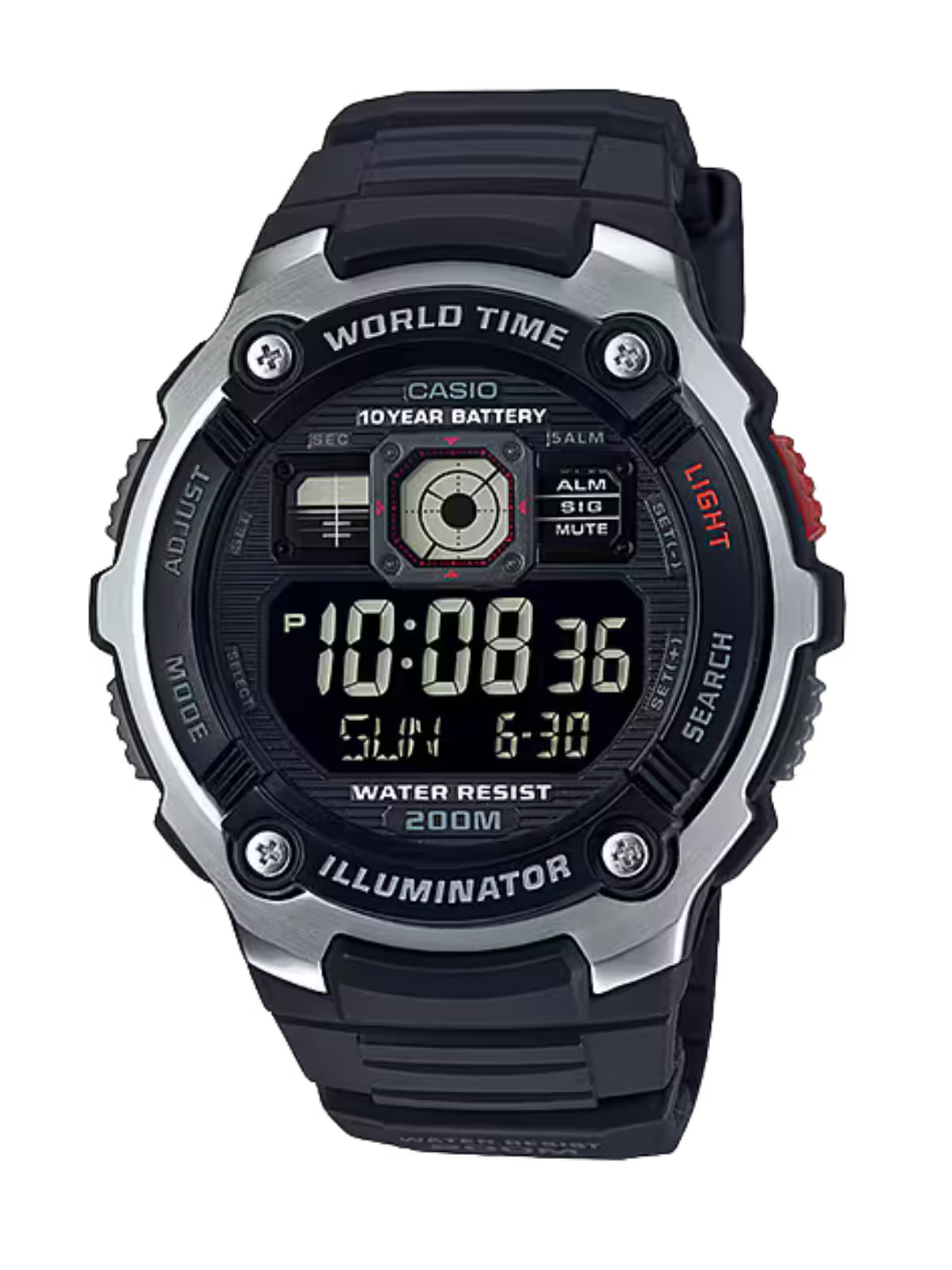 Casio AE-2000W-1BV Black Watch