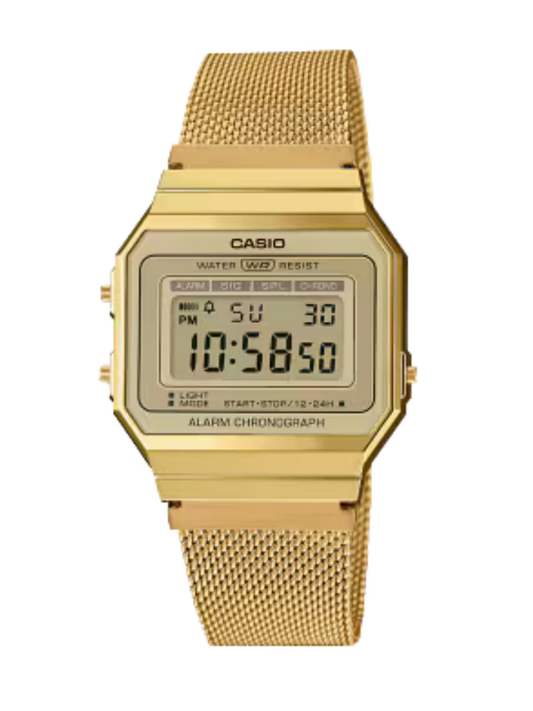 Casio A700WMG-9A Gold Watch
