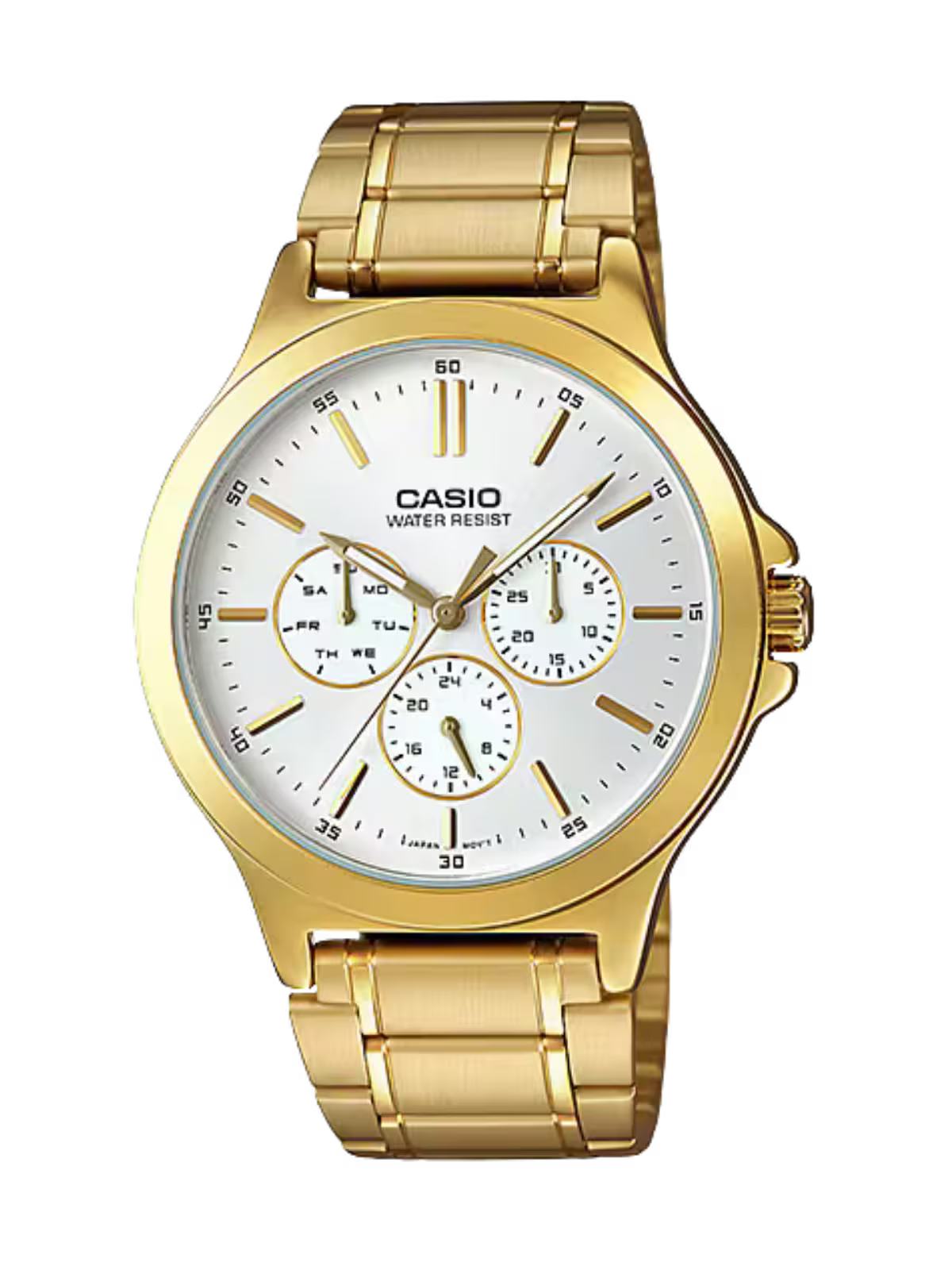 Casio MTP-V300G-7A Gold Steel Watch