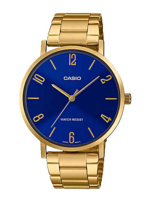 Casio MTP-VT01G-2B2 Gold Steel Watch