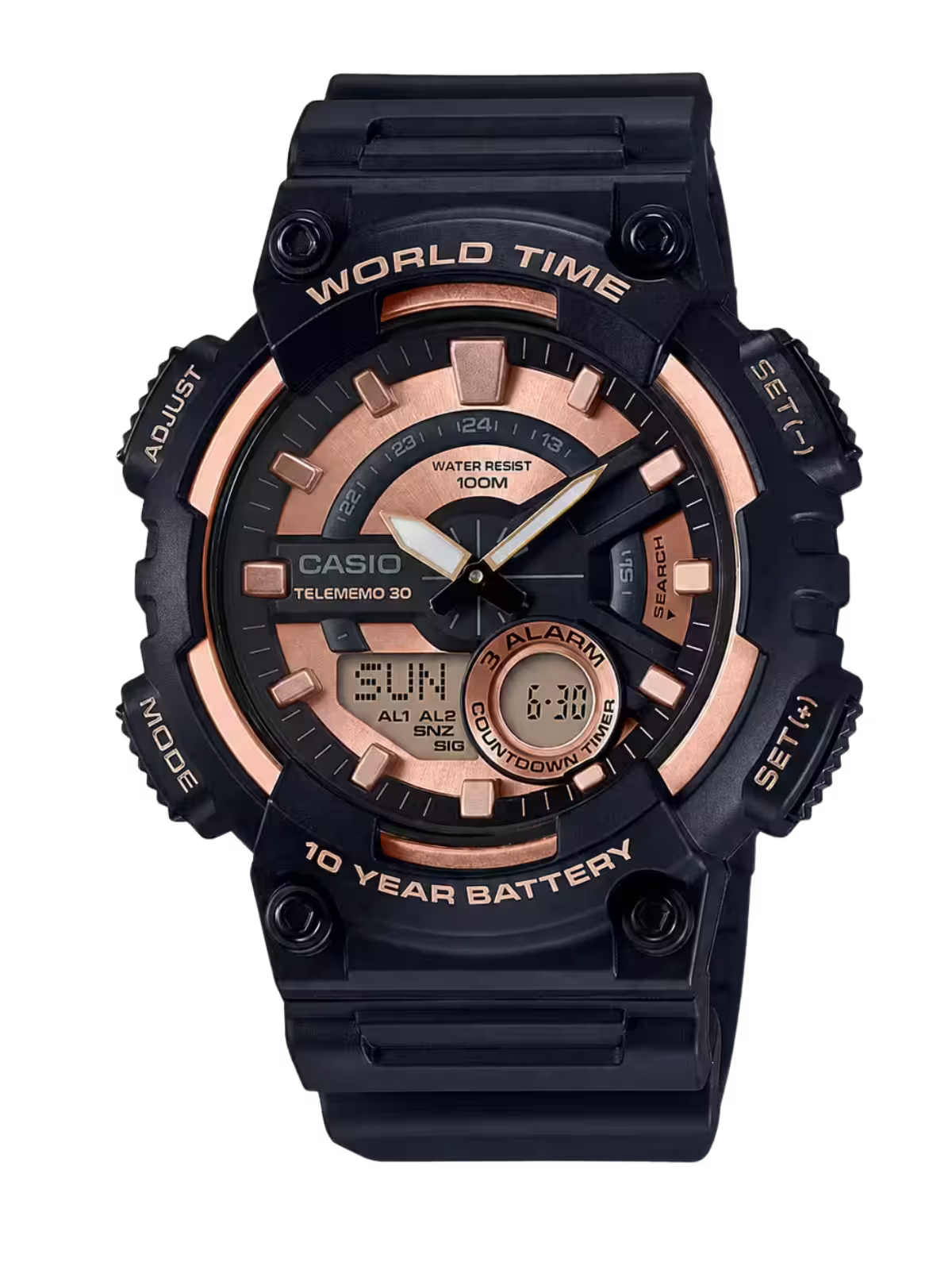 Casio AEQ-110W-1A3V Black Watch