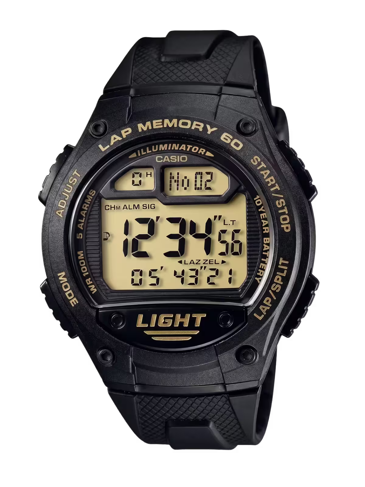 Casio W-734-9AV Black Watch