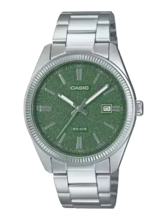 Casio MTP-1302DA-3A Green Steel Watch