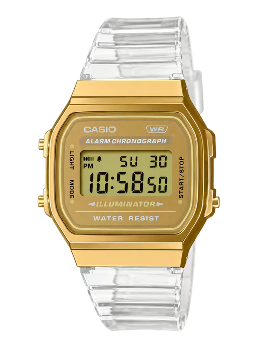 Casio A168XESG-9A Gold Watch