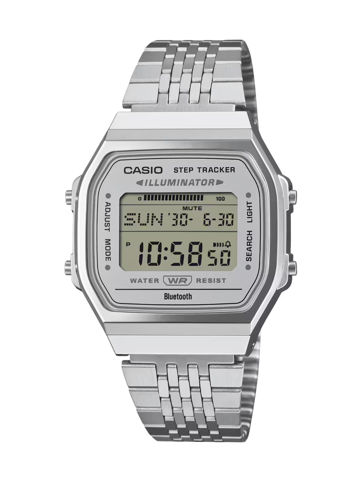 Casio ABL-100WE-7ADF Bluetooth Silver Steel Watch