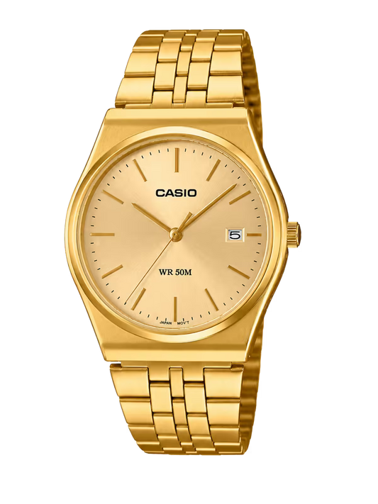 Casio MTP-B145G-9AV Gold Steel Watch