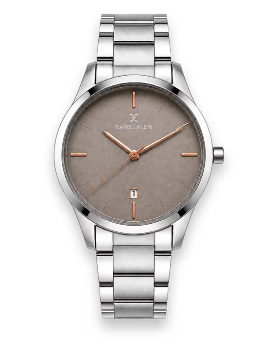 Daniel Klein Men’s Silver Watch