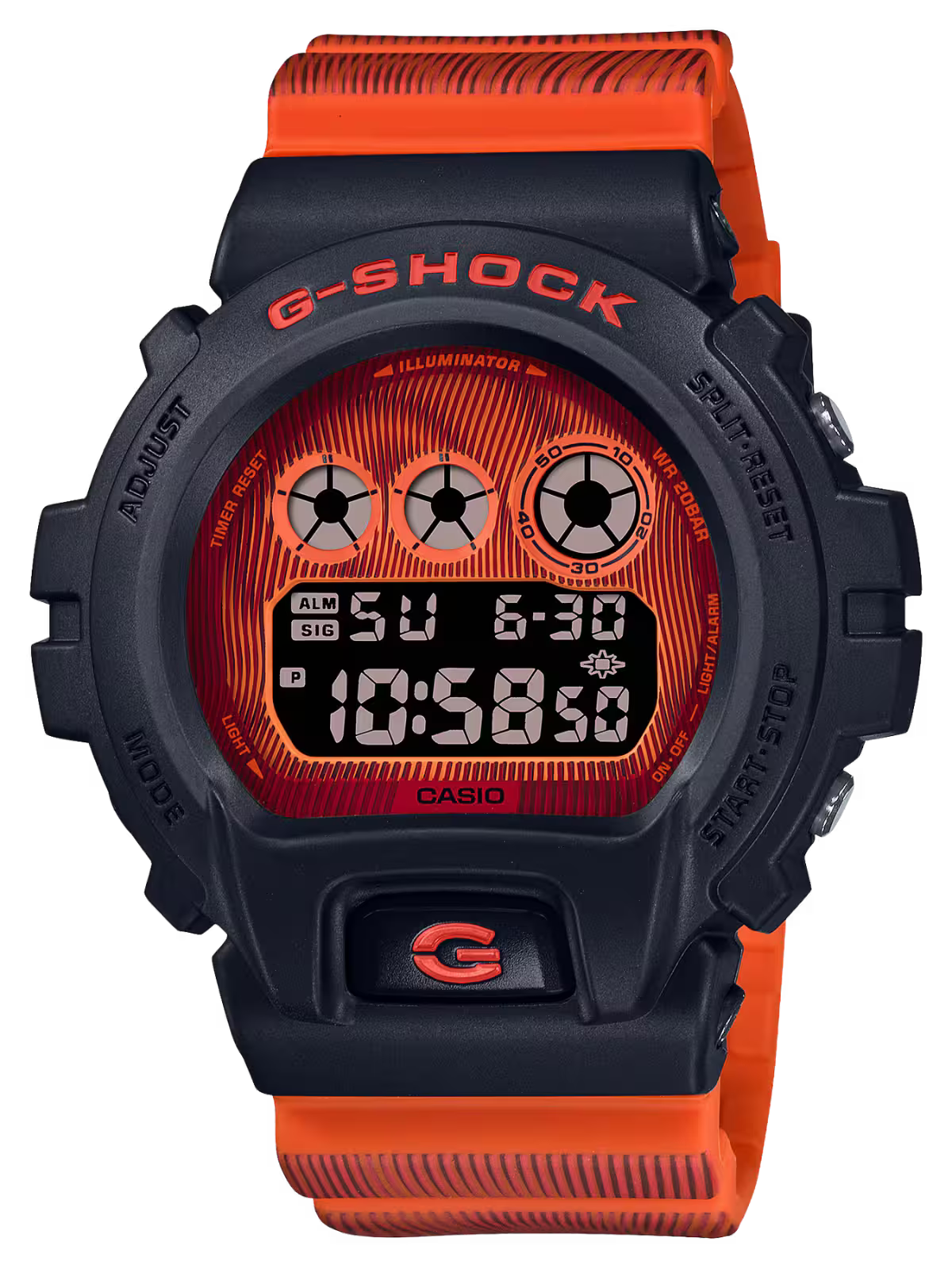 G-Shock DW-6900TD-4DR Orange Watch