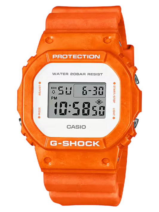 G-Shock DW-5600WS-4DR Orange Color Watch