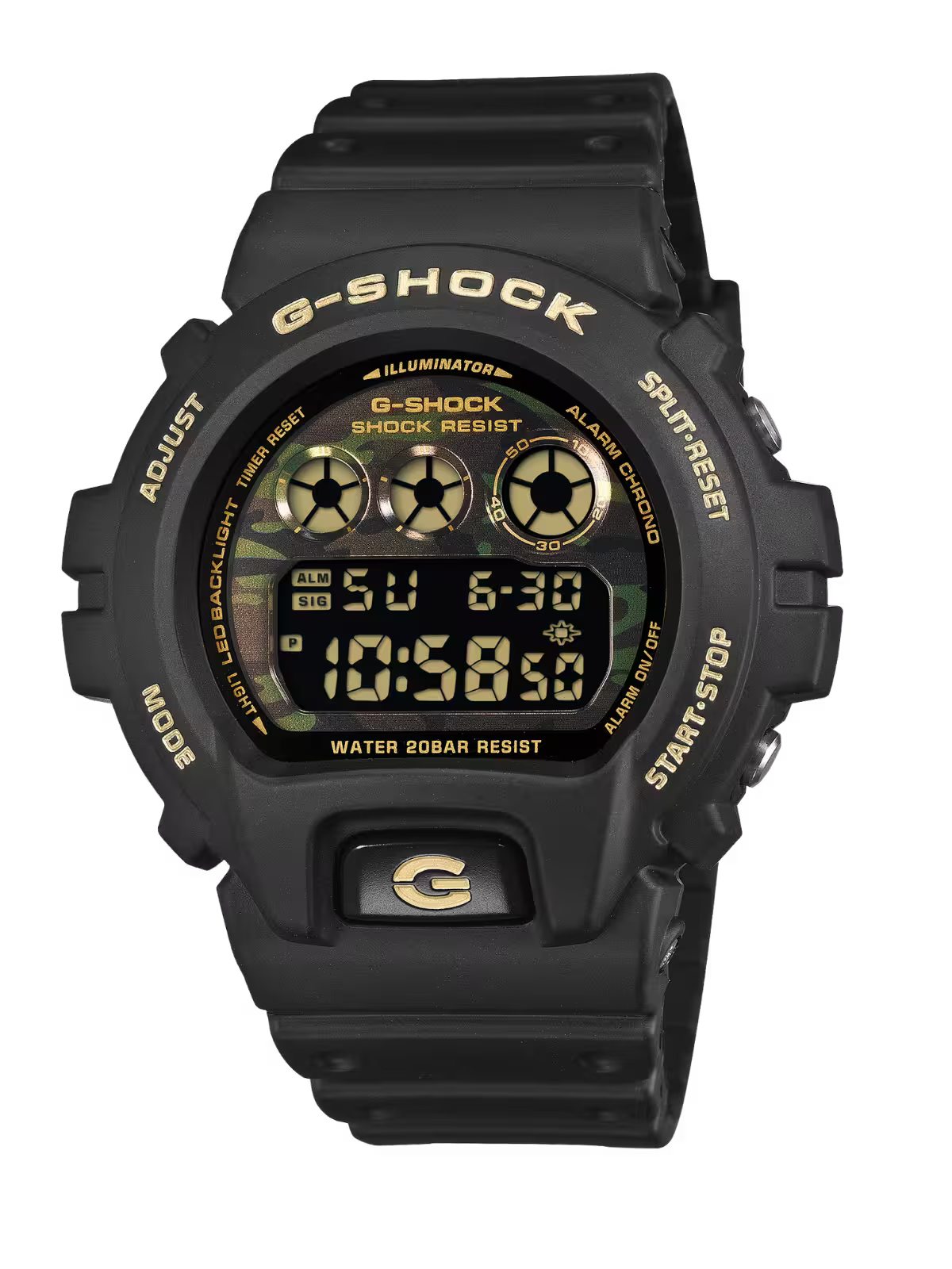 ساعة جي شوك DW-6900CF-1DR باللون الأسود