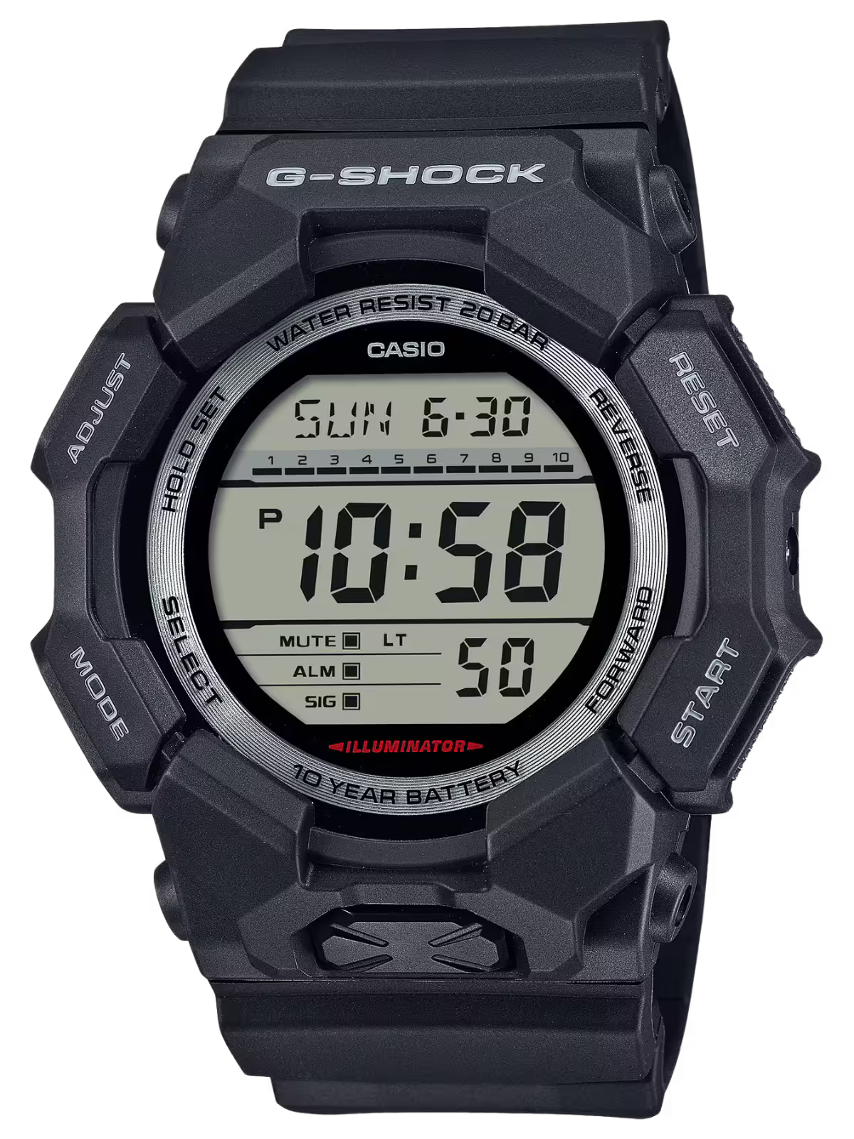G-Shock GD-010-1DR Black Color Watch