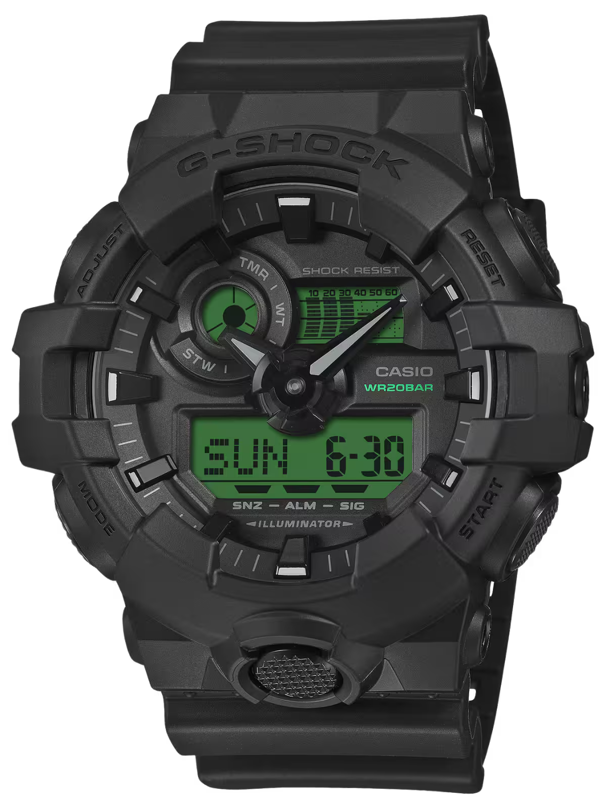 G-Shock GA-700BEG-1ADR Black Color Watch