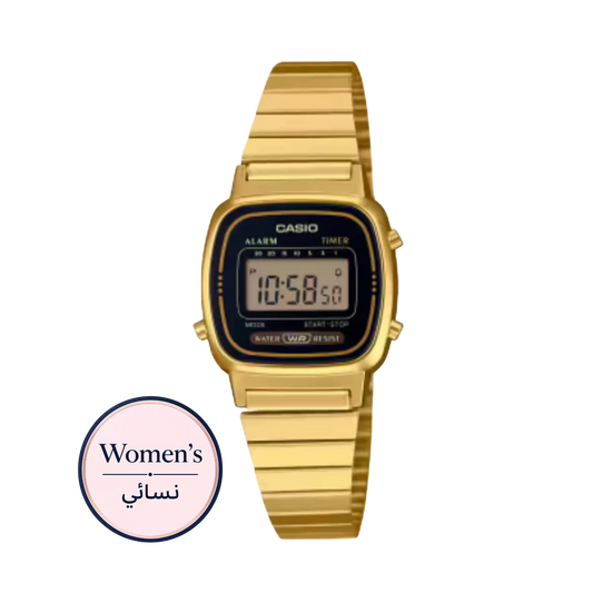 Casio LA670WGA-1 Women's Gold Watch