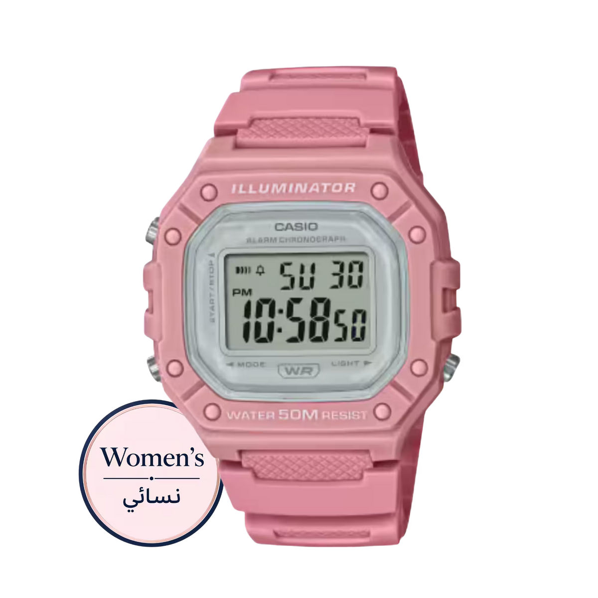 Casio W-218HC-4AV Pink Watch