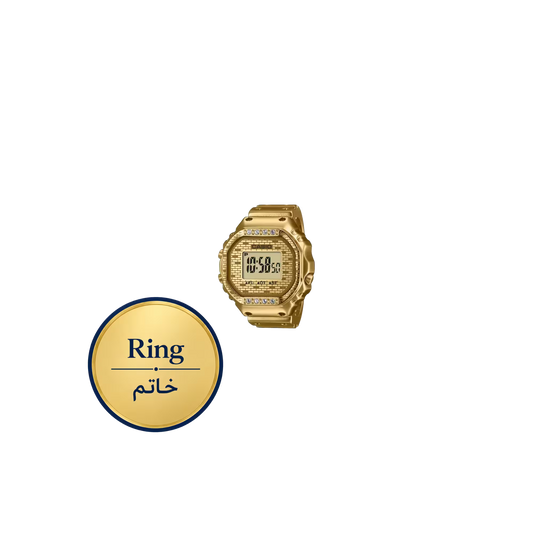 ساعة كاسيو CRW-001JB-9DR ستانلس ستيل ذهبية