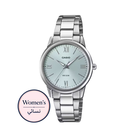 ساعة كاسيو LTP-1303DD-2AVDF زرقاء نسائية