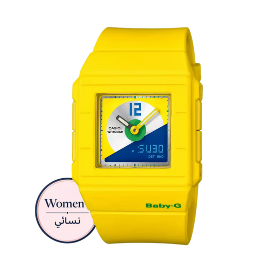 ساعة نسائية Baby-G BGA-201-9EDR صفراء
