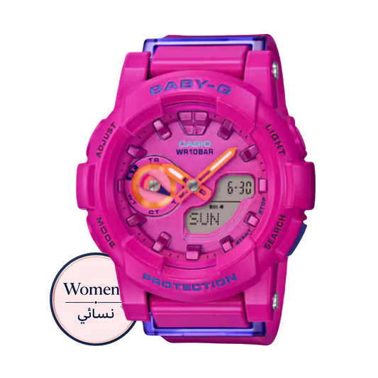 Baby-G BGA-185FS-4ADR Women’s Pink Watch