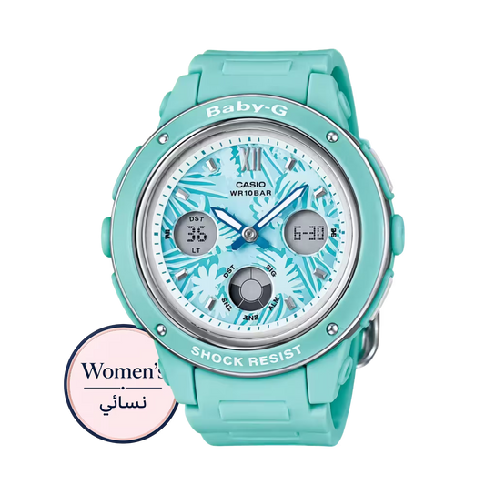 Baby-G BGA-150F-3ADR Women Green Watch