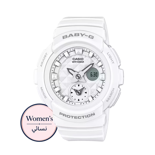 Baby-G BGA-195-7ADR Women’s White Watch