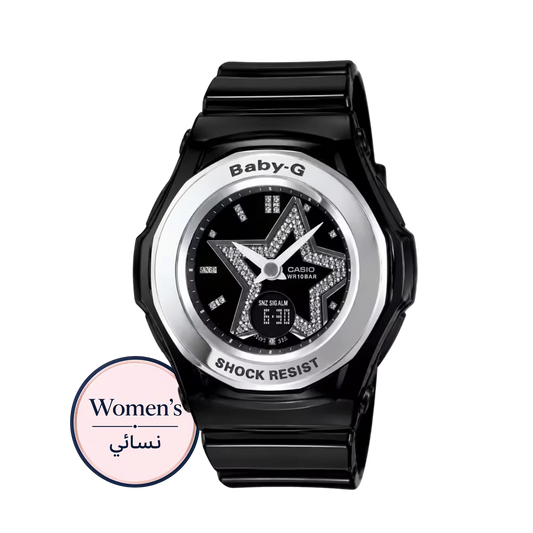 Baby-G BGA-103-1BDR Women Black Watch