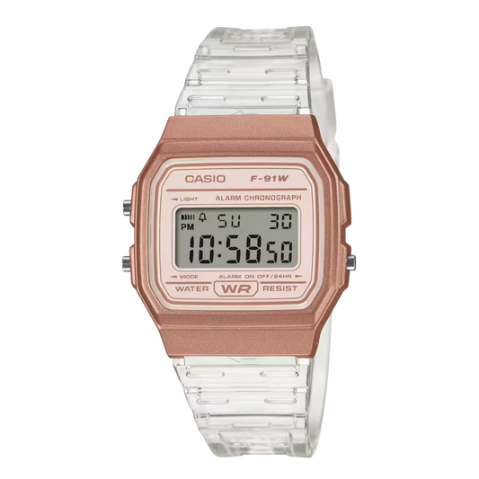 Casio F-91WS-7A3DF Brown Watch