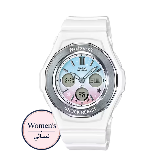 Baby-G BGA-100ST-7ADR Women’s White Watch