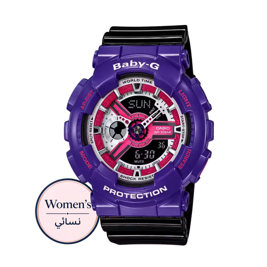 Baby-G BA-110NC-6ADR Women’s Purple Watch