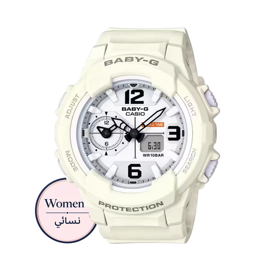 Baby-G BGA-230-7B2DR Women’s White Watch