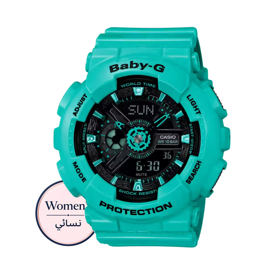 Baby-G BA-111-3ADR Women’s Green Watch