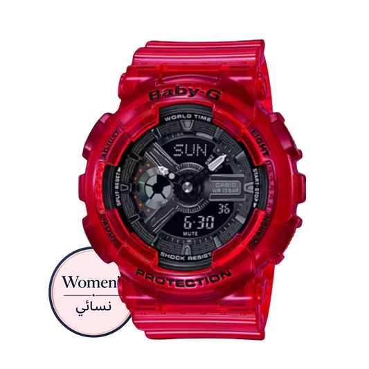 Baby-G BA-110CR-4ADR Women’s Red Watch