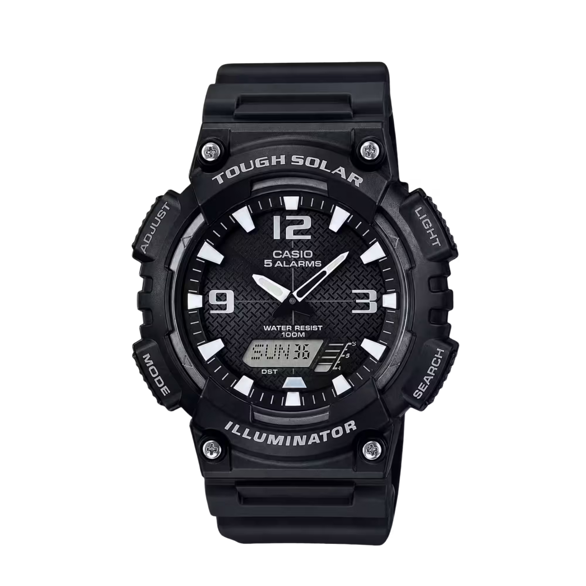 Casio AQ-S810W-1AV Solar Black Watch