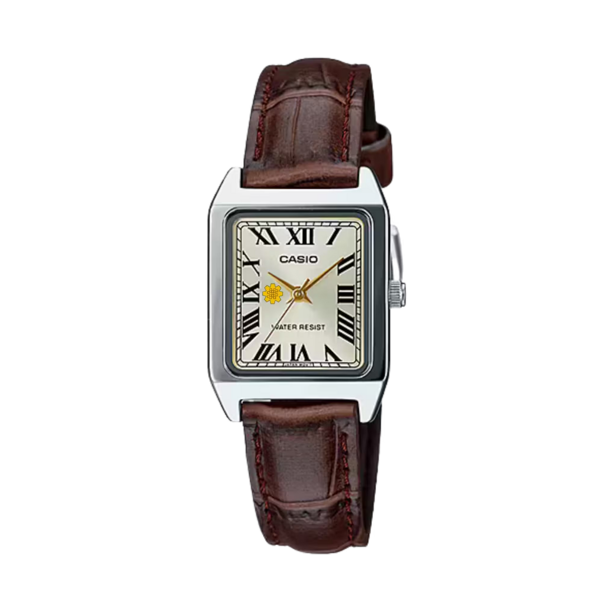 Casio Customized Al Arfaj Flower Edition Brown Watch- LTP-V007L-9B