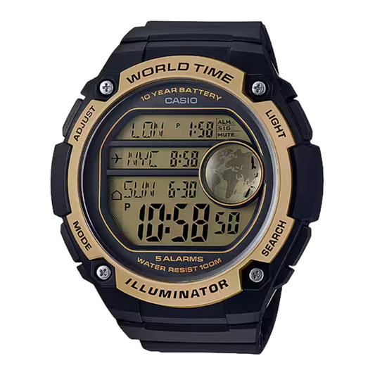 Casio AE-3000W-9AVDF Yellow Watch