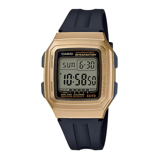 Casio F-201WAM-9AV Gold Watch