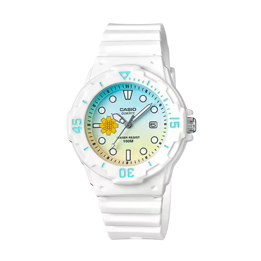 Casio Customized Al Arfaj Flower Edition Kids Blue Watch- LRW-200H-2E2V