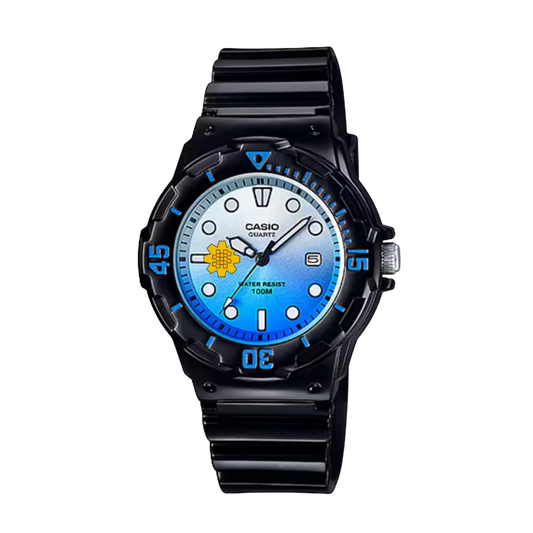 Casio Customized Al Arfaj Flower Edition Kids Blue Watch- LRW-200H-2EV
