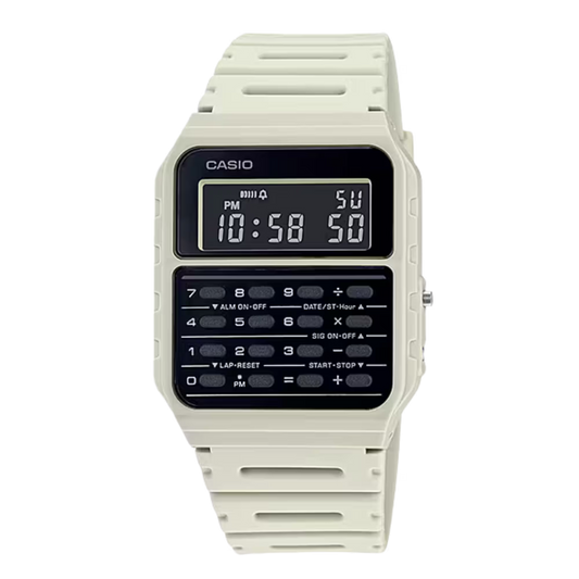 ساعة كاسيو حاسبة رمادية CA-53WF-8B