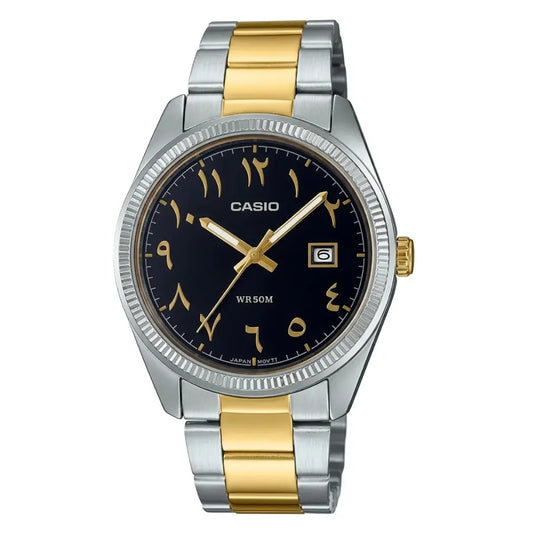 Casio MTP-1302SG-1B3V Black Arabic Dial Watch