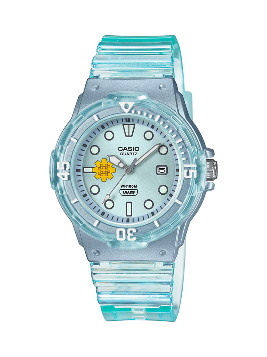 Casio Customized Al Arfaj Flower Edition Kids Blue Watch- LRW-200HS-2EV