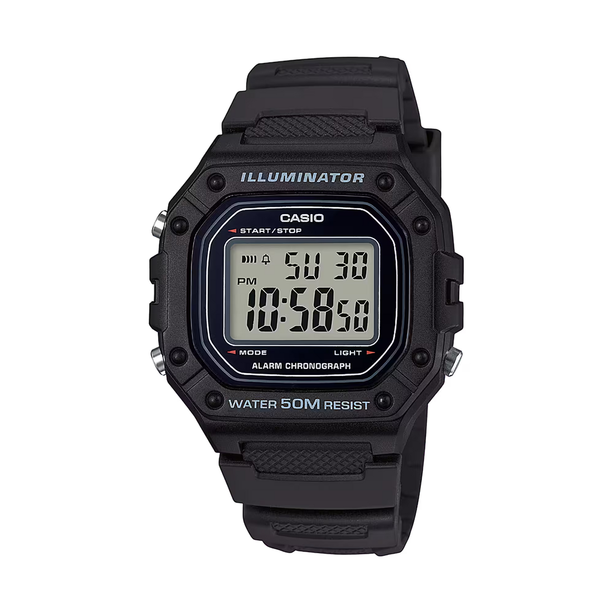 Casio W-218H-1AVDF Black Watch