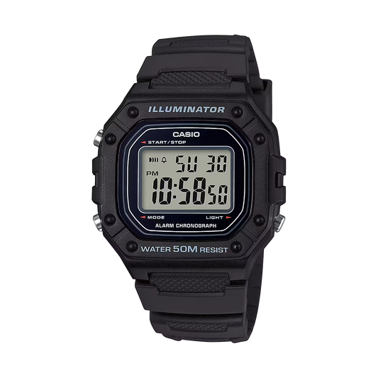 Casio W-218H-1AVDF Black Watch