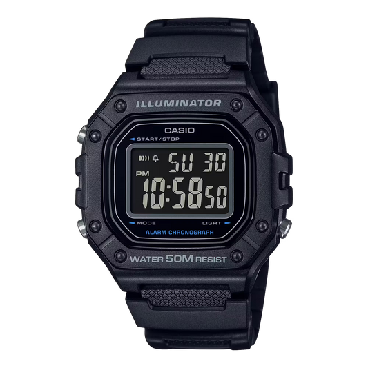 Casio W-218H-1BVDF Black Watch