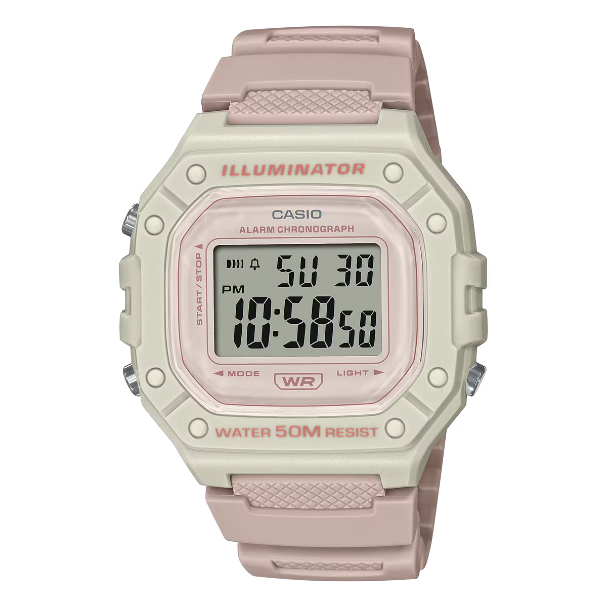 Casio W-218HC-4A2VDF Pink Watch