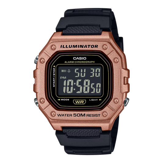 Casio W-218HM-5BV Brown Watch