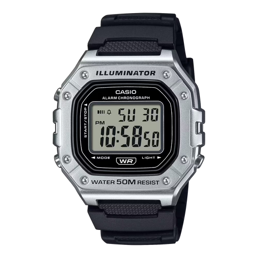 Casio W-218HM-7AVDF Silver Watch